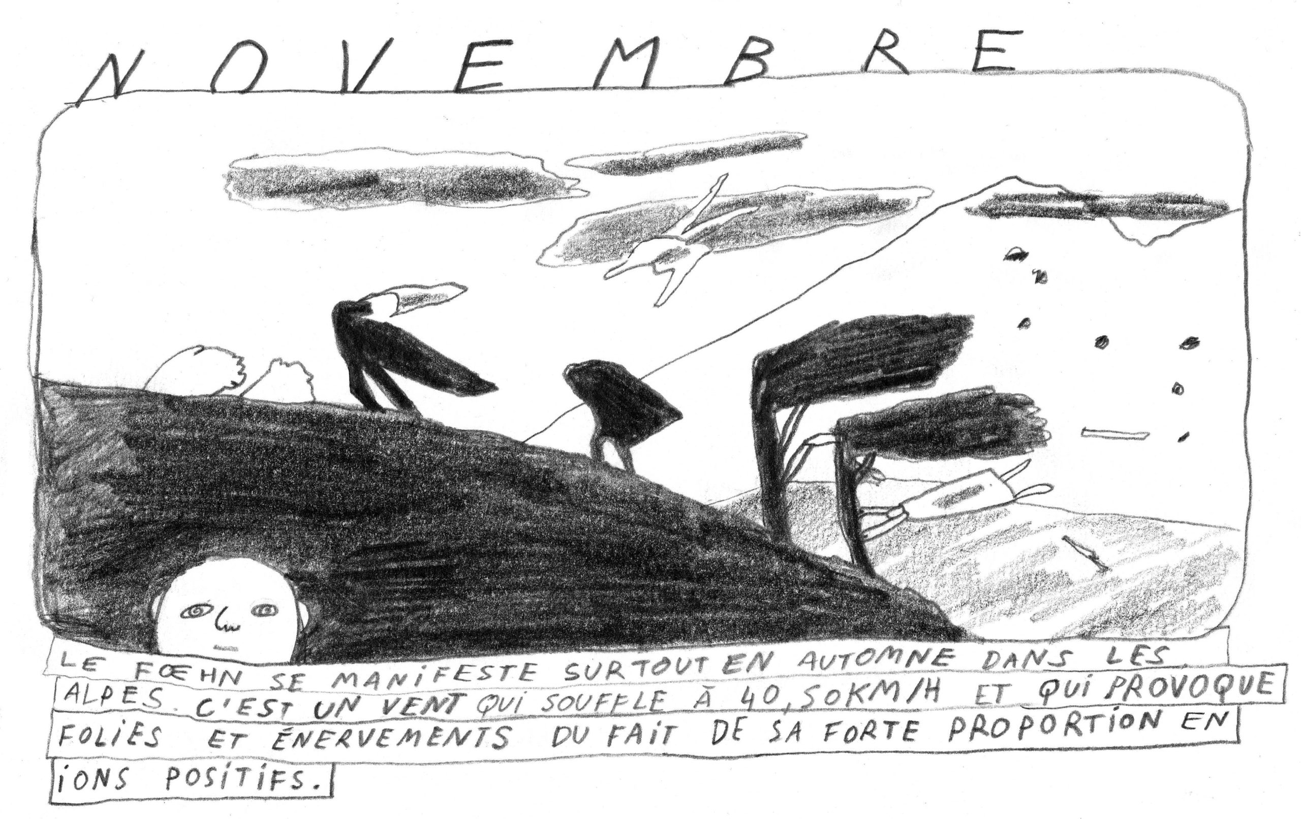 calendriers dessinés